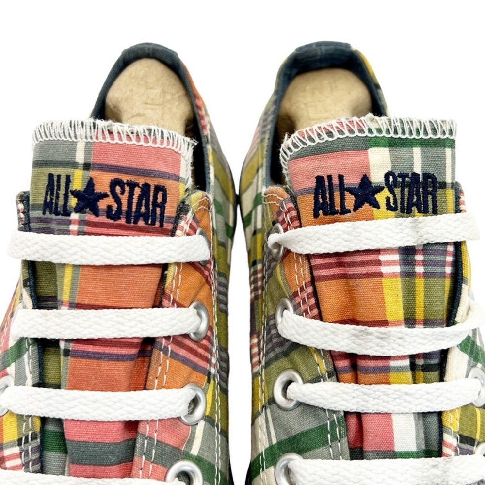 Converse Chuck Taylors All Star Madras Plaid Sneakers - Picture 9 of 14